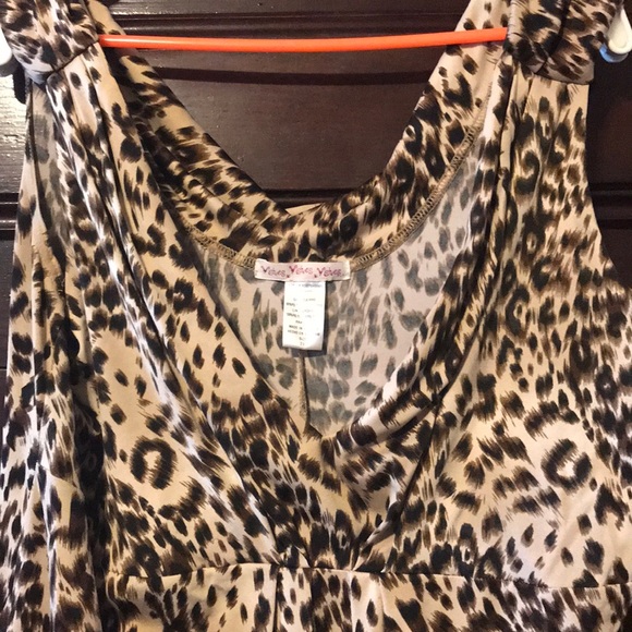 Plus Size Leopard Dress - Picture 4 of 7